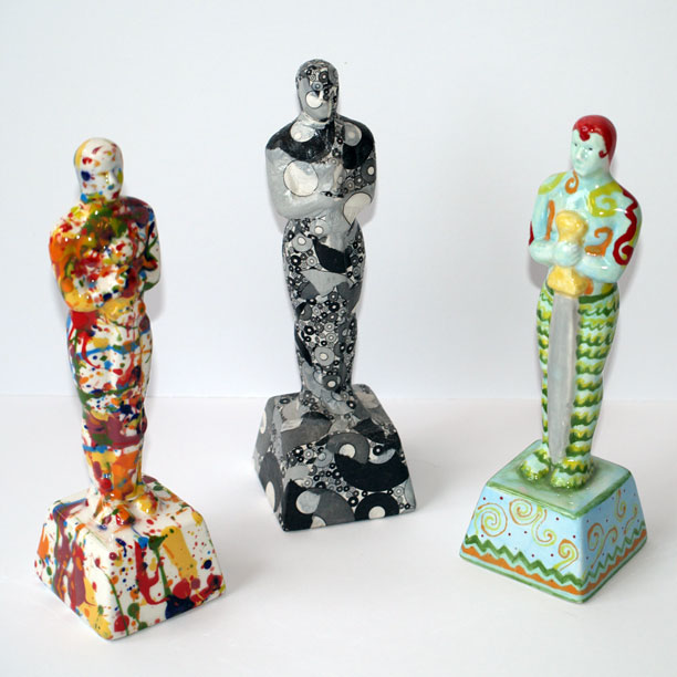 Artistic Oscar statue figurines