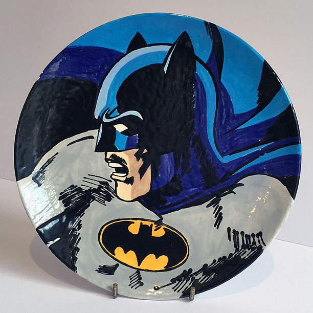 Batman ceramic plate