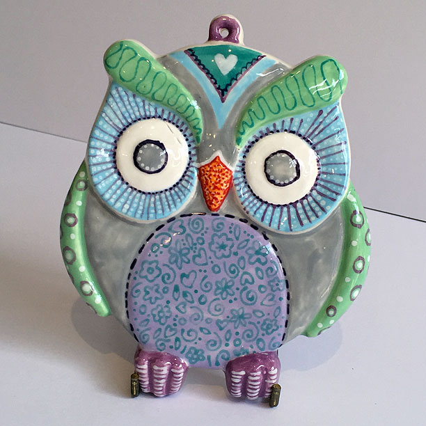 Decorative owl figurine