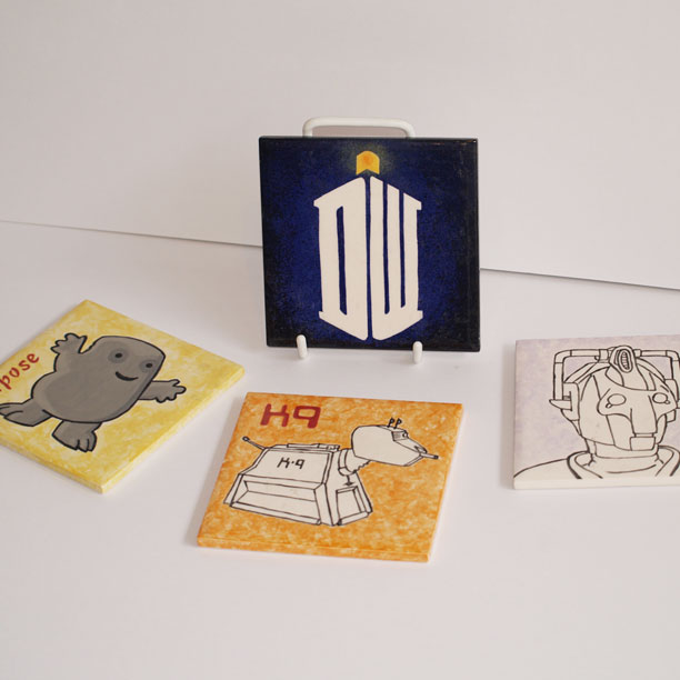 Doctor Who ceramic tiles