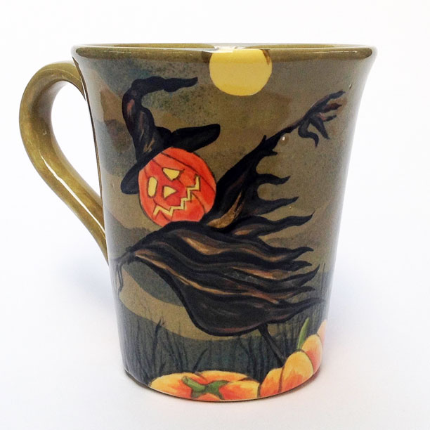 Halloween spooky tree mug