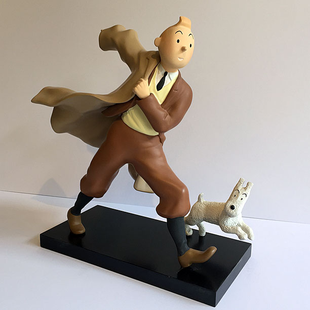 3D Tintin ceramic figurine